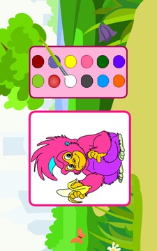 Coloring Playful Monkeys游戏截图5