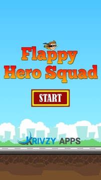 Flappy Hero Squad游戏截图1