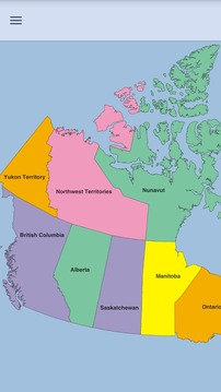 Canada Map Puzzle游戏截图2