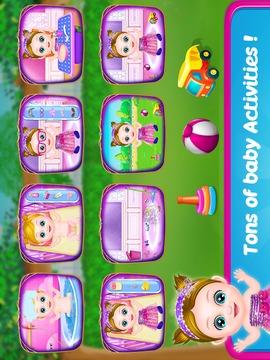 Princess Baby Girl Daycare - NewBorn Baby游戏截图4