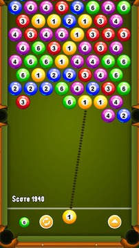 Billiards Bubble Shooter游戏截图3