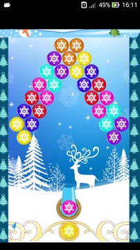 Bubble Shooter: Winter Holiday游戏截图3