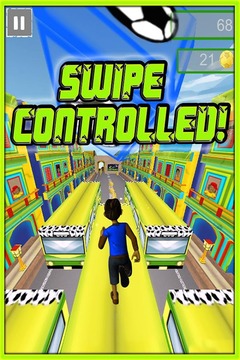 Brazil Surfers : soccer runner游戏截图5