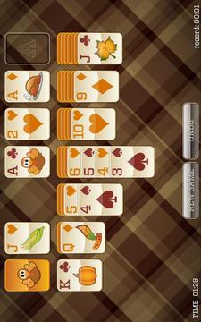 Thanksgiving Solitaire FREE游戏截图2