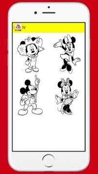 Coloring Mickey And Minnie Character游戏截图4