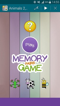 Animals 2, Memory Game (Pairs)游戏截图1