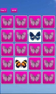 Butterflies Memory Game游戏截图3
