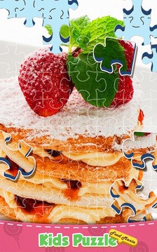 Kids Jigsaw Puzzle: Food Mania游戏截图1