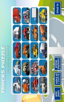 Cool Puzzles: Trucks游戏截图1