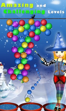 Magic Bubble Snow Witch游戏截图5