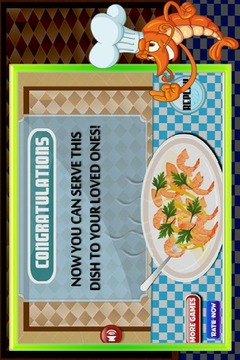 Cooking Game : Garlic Shrimp游戏截图5