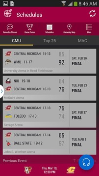 Central Michigan Gameday游戏截图3