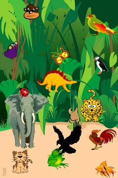 Animal Games for Kids Puzzle游戏截图2