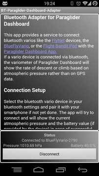 Bluetooth Vario - PG Dashboard游戏截图1