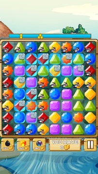 River Jewels - Match 3 Puzzle游戏截图1
