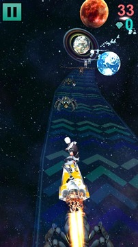 Galaxy Hoverboard Run游戏截图4