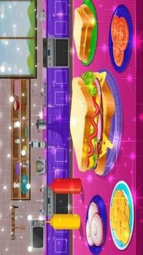 Cheese Sandwich making & fries cooking games游戏截图2