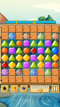 River Jewels - Match 3 Puzzle游戏截图2