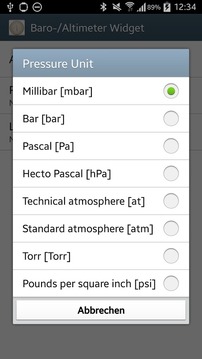 Barometer Widget for Sony SW2游戏截图3