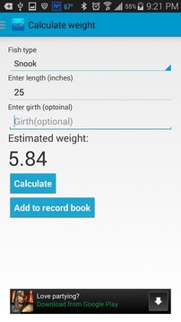 Saltwater Fish Calculator lt游戏截图3