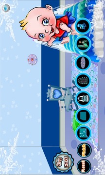 Frozen Princess Baby Room Game游戏截图4