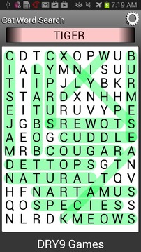 Cat Word Search游戏截图4