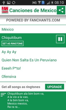 Mexico - Canciones del Mundial游戏截图2