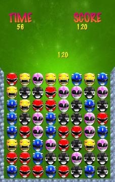 Colored Rangers match game游戏截图2