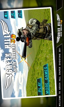 Green Hill Sniper Shooting 3D游戏截图5