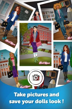 College girl Dressup Makeover游戏截图3