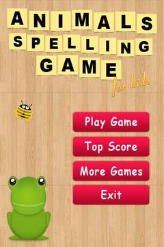 Animals Spelling Game for Kids游戏截图1