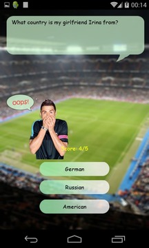 Ronaldo : A Quiz Game游戏截图3