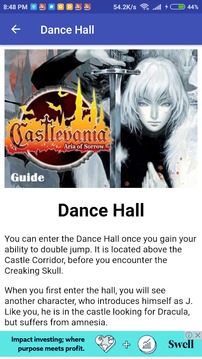 Guide: Castlevania Aria of Sorrow游戏截图2