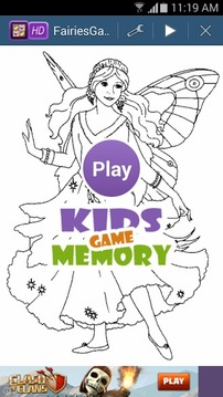 Fairies Memory Game For Kids游戏截图1