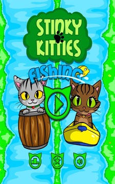 Stinky Kitties Fishing游戏截图1