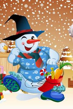 Funny Snowman Dress Up游戏截图3