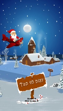 Flappy Santa Copter游戏截图1