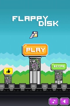 Flappy disk游戏截图3