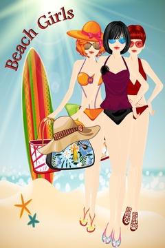 Beach Girls Dress up游戏截图1