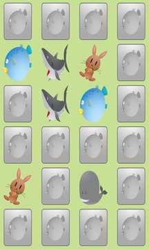 Cartoon Animal Memory Match游戏截图3