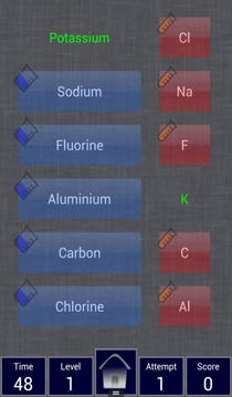 Chemistry Elements Match Free游戏截图2