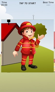 Fireman Samy Sliding Puzzle游戏截图1
