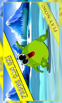 Frogs Can Ski : The Snow Day游戏截图1