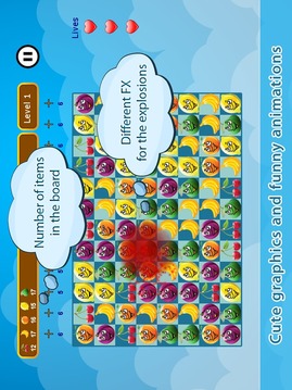 Match 3 Fruits Puzzle Game游戏截图2