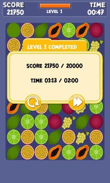 Match 3 Fruit Games For Kids游戏截图2