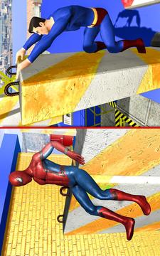 Superheroes Parkour simulator 3D游戏截图2