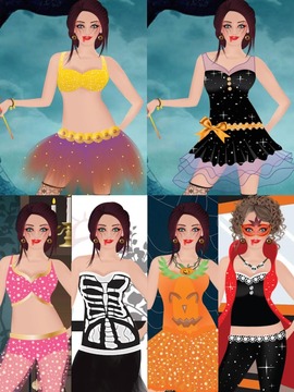 Halloween Girl Dress Up Game游戏截图5