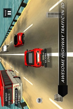 Traffic Race 3D - Highway XMas游戏截图5