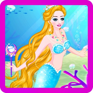 Mermaid Princess Hair Salon游戏截图1