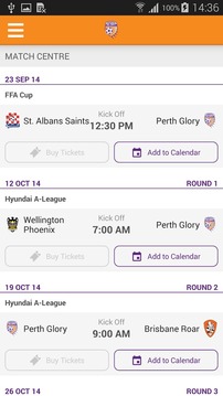 Perth Glory Official App游戏截图2